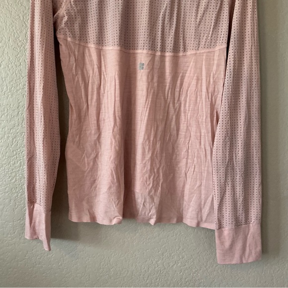 Sweaty Betty Breeze Merino Long Sleeve Athletic Running Top Pink  Medium - Picture 5 of 8